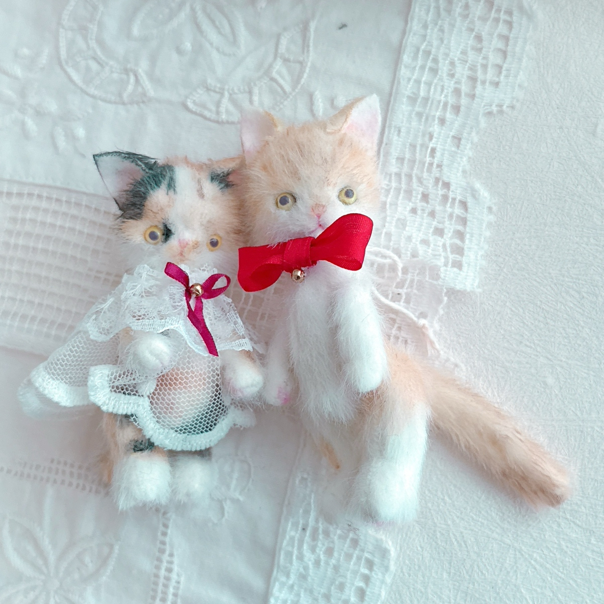 愛猫ちゃん2匹 - chamomile.twins for handmade teddy | minne byGMO