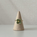 やわらかく咲く小花のリング/グリーン