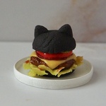 【ハロウィン限定】黒にゃんバーガー