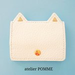 【再販×5】ちょっと便利な猫耳財布 〈白猫〉