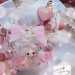 「ゆめいろの夜をとどけるサンタうさちゃん🎀🐰✨」ネックレス