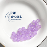 4mm, 10粒｜ラベンダーアメジスト　天然石ラウンドビーズ　検品済み