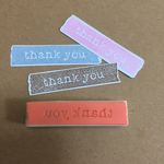 マステ風Thankyouはんこ☆