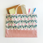 ほんわかチューリップ  ピンク ⸜🌷︎⸝‍ レッスンバッグ  花柄 女の子 北欧 かわいい 