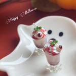 ◎目玉ゼリーのいちごミルク (ミニチュア/置物)