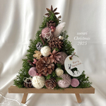 【再販7】2024ver. クリスマス　スタンド型　あったかcuteなXmasツリー❤　ピンク