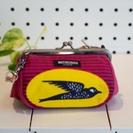 ♥️がまぐちM パーニュ①／コロンとした形がとっても可愛い／海外ならではの鮮やかな色使い／はっきりした色に気分が上がる〜／ストラップやショルダー紐を付ける事もできる❣️