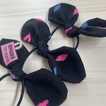 お着物リボン【結び】リボン結び　お着物リメイク　ヘア飾り　ヘアゴム　お着物結びリボン　