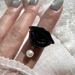 セクシーリップリング💍💋　レジンリング　フリーサイズ