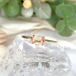 天然石 インペリアルトパーズ オーバル ファセットカット リング ゴールド シルバー silver925 指輪