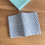 mina perhonen mermaid ブックカバー 文庫本 A6 ミナペルホネン の 刺繍生地