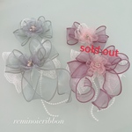 犬リボン♡naturalフラワーチョーカー＆リボン