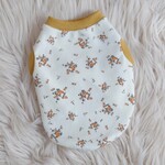 犬服　フラワー柄タンクトップ