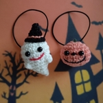 2個組♪ハロウィンヘアゴム･あみぐるみ