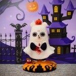 ハロウィンナイト：赤い跡のツキノワグマ