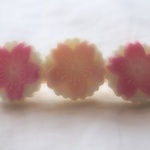 砂糖菓子バレッタ（八重桜）