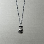 《星降る夜のブヒ》　 シルバー  ネックレス　フレンチブルドッグ