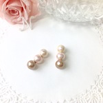 3e*ピアス/イヤリング《trois soeurs - glace》 