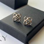 【再販】[10/17(fri)21:00〜]【jem(ｼﾞｪﾑ)】シルバー ボタンアクセサリー ボタンピアス シンプル 小ぶり 一粒ピアス モダン シック カジュアル モード 