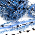 Fluffy blue　引き揃え糸