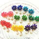秋、冬 お花 パール イヤリング/ピアス   コレクション  
