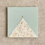 no.448アクリル画テクスチャーアート︎抽象画原画キャンバスアートパネルクリスマスツリー