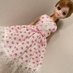 リカちゃん服　ワンピース　ドレス