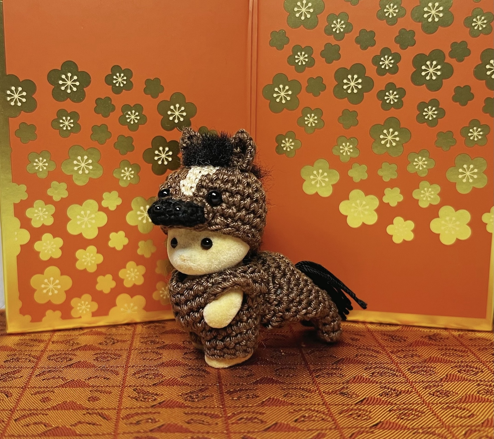 シルバニア赤ちゃんサイズ2025年干支 ヘビ コスチューム