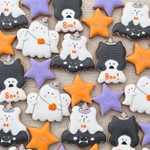 くっつきハロウィンアイシングクッキー♡
