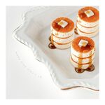 喫茶店のパンケーキ【tripe】【チャームやストラップへ加工可能】【推し活やぬい活やドールやおままごとにぴったり】［3|ホットケーキ|フェイクスイーツ|ミニチュアフード|食品サンプル|クレイ|カフェ］