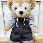 ダッフィー　グレーパーカー　サロペット　コスチューム　ハンドメイド