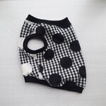 フレブル服　チェック×ドット柄タンクトップ