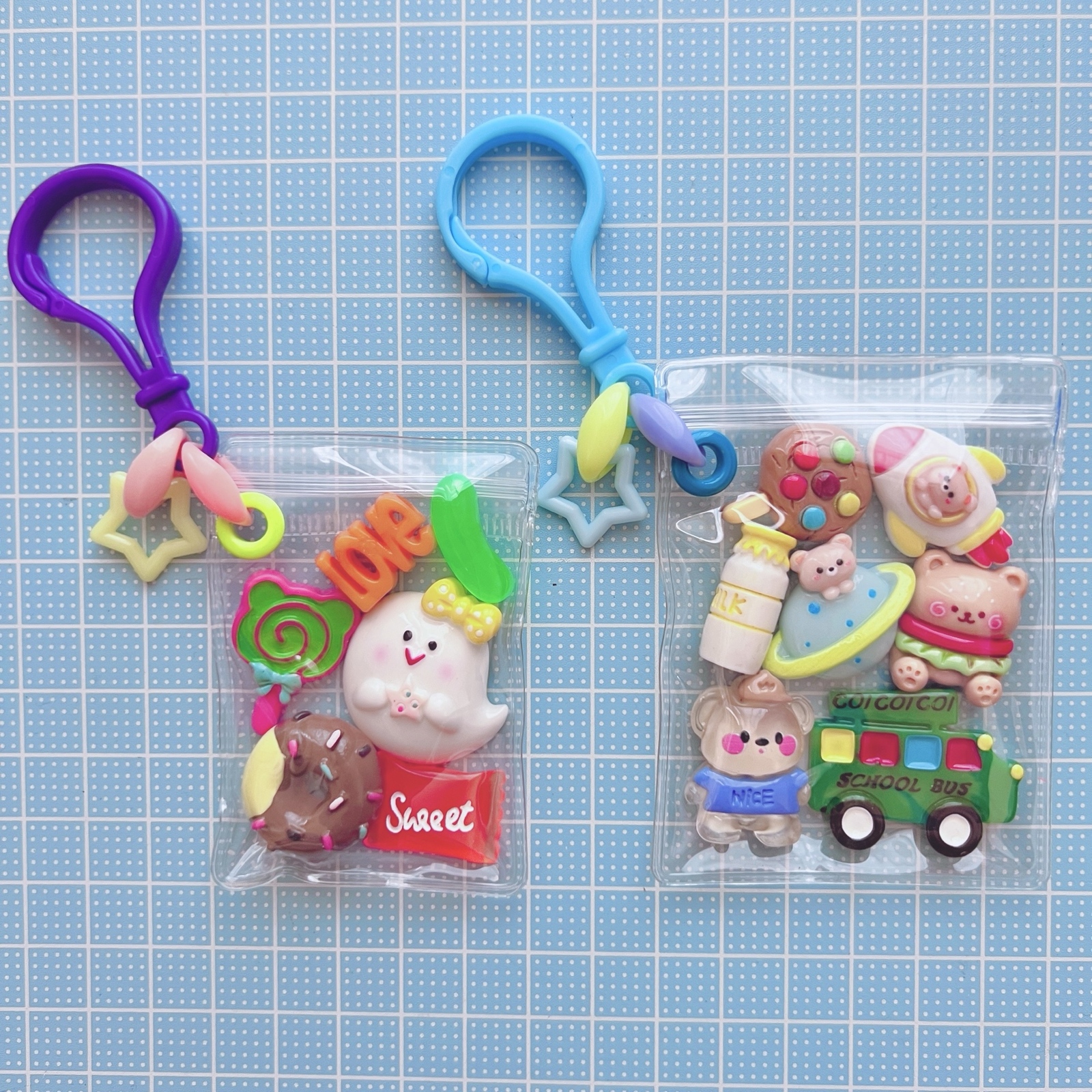♥10枚から選べる♥ キャンディバッグ キーホルダー ハトメ付き 袋 6