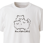 ケルベロス（ポメ）【ホワイト】ekot Tシャツ <イラスト：タカ（笹川ラメ子）>