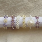 【10月25日までセール】　ビーズリング　ビーズリングセット　ビーズ　韓国