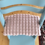 ⭐︎暖か冬素材⭐︎  フェイクファー　ストッケ　トリップトラップ　座面クッション　