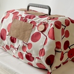 【Sサイズキャリー対応】一級遮光生地使用＊赤い木の実　収納バッグ付