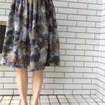 ブークレ 迷彩ギャザースカート