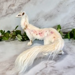 ikka   アートドール　ブルーの瞳の薄紅の龍