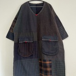 古布リメイク　パッチワーク可愛いワンピース