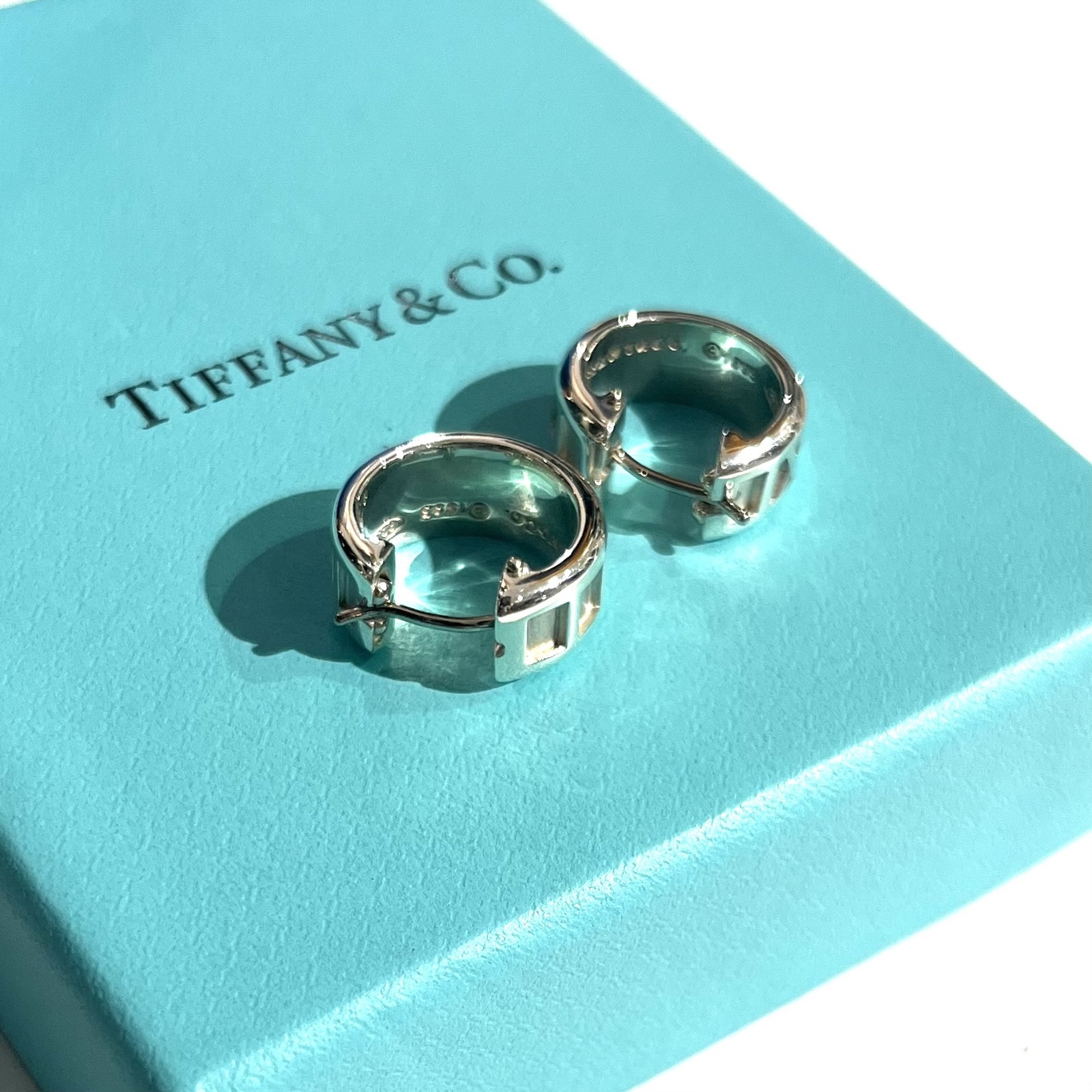 TIFFANY&CO.】1884 アトラス フープピアス／シルバー925ヴィンテージ