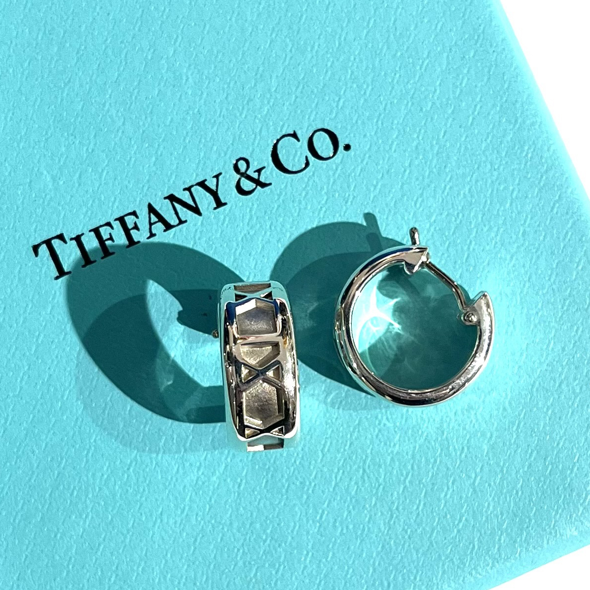 TIFFANY&CO.】1884 アトラス フープピアス／シルバー925ヴィンテージ