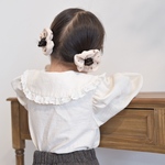 【ベビーシュシュ】韓国生地　キッズ　ベビー　髪飾り　ミニシュシュ　ヘアゴム　シュシュ　お祝い　プレゼント　プチギフト