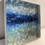 現品有り　現画販売　アートパネル  水面　NO.37  無題20×20cm 濵村裕二　