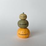 【置物】かぼちゃ3兄弟(3個セット)