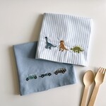 ＼サイズ色々／名入れ・恐竜の刺繍・ランチョンマット・男の子・幼稚園・小学校・25×35・20×30・40×60・30×40