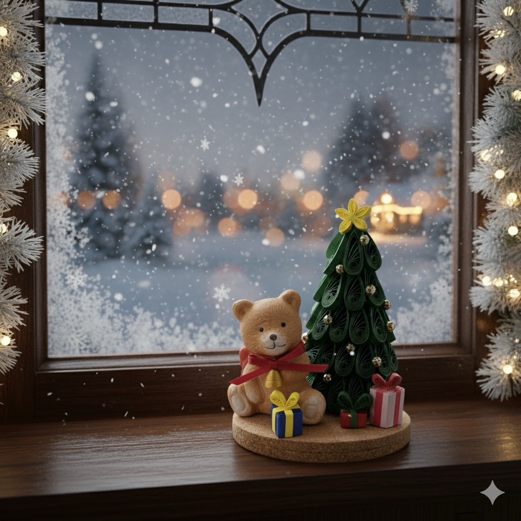 ひろりん♥クレイフラワー♥サンタさんと男の子のクリスマス♥ハンドメイド ひろりん♥クレイフラワー♥サンタさんと男の子のクリスマス