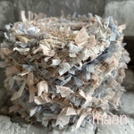 オリジナル引き揃え糸 4m ピンクとブルーのくすみカラー/手染めシリーズ 689