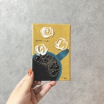 原画『break time』10㎝×15㎝　絵画/アクリル画/テクスチャーアート/アート/キャンバス/インテリア