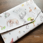 10/11 19：00〜▷通帳マルチケース　ひとふでがき動物園